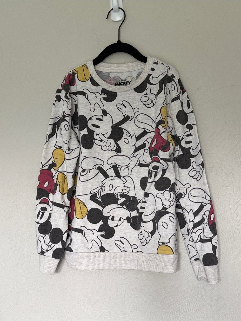 Disney Classic Mickey Mouse Allover Print Sweatshirt